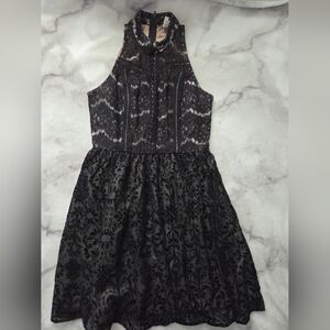 Xhilaration Black Lace Dress